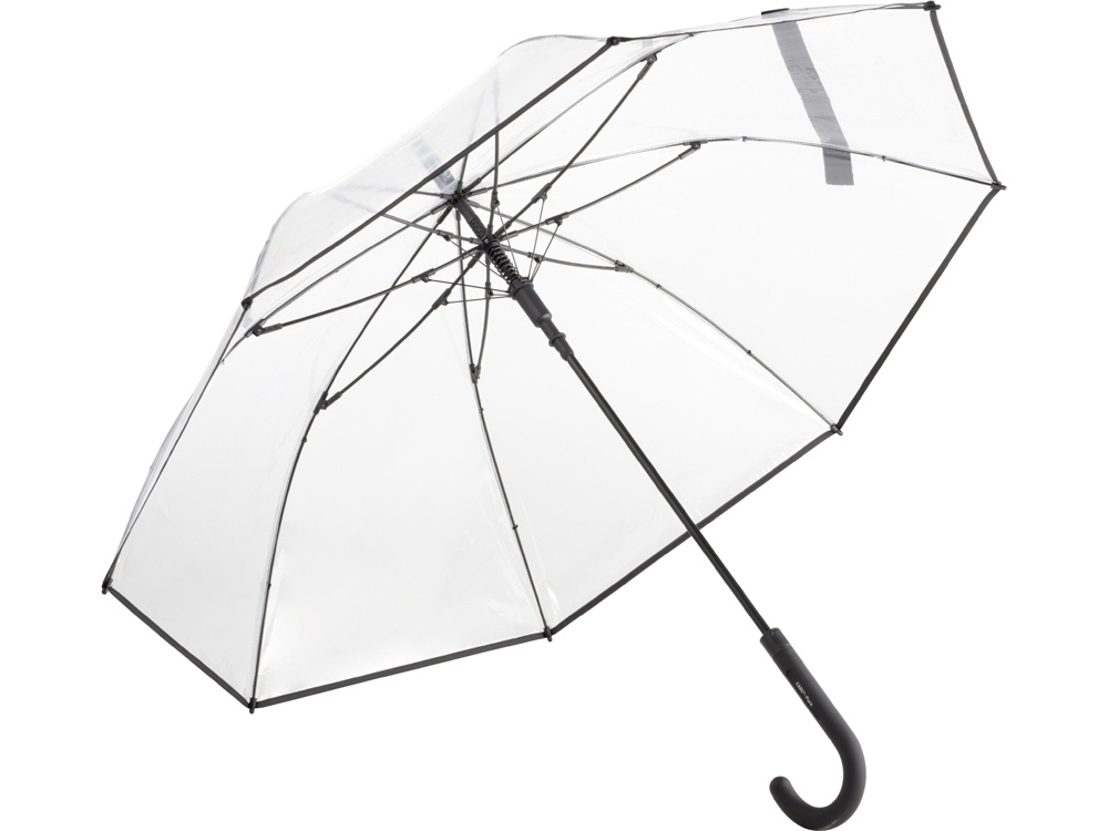100083&nbsp;4489&nbsp;Зонт 7112 AC regular umbrella FARE® Pure  transparent-black&nbsp;216994