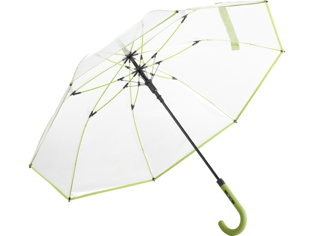 100123&nbsp;4489&nbsp;Зонт 7112 AC regular umbrella FARE® Pure  transparent-lime&nbsp;216995