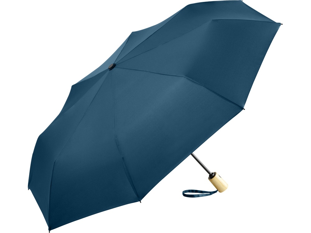 100157&nbsp;5133&nbsp;Зонт складной 5429 ÖkoBrella из бамбука, полуавтомат, navy&nbsp;221068