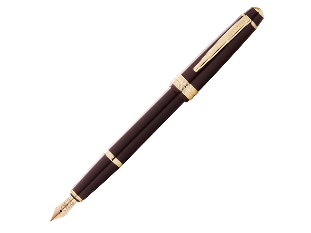 421343&nbsp;4360&nbsp;Ручка перьевая Bailey Light Polished Burgundy Resin and Gold Tone, перо F&nbsp;139482