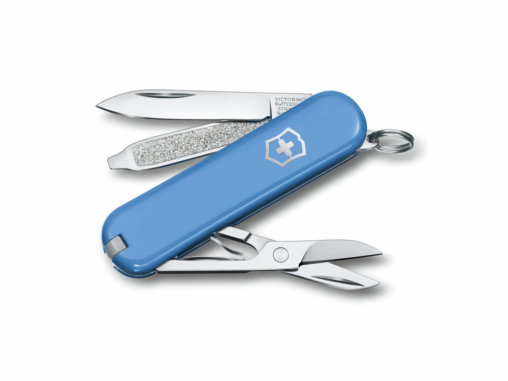 601176&nbsp;5061.41&nbsp;Нож-брелок VICTORINOX Classic SD Colors "Summer Rain", 58 мм, 7 функций, голубой&nbsp;196719