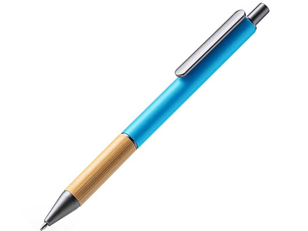 BL7982TA242&nbsp;102&nbsp;Ручка шариковая PENTA металлическая с бамбуковой вставкой, голубой&nbsp;226057