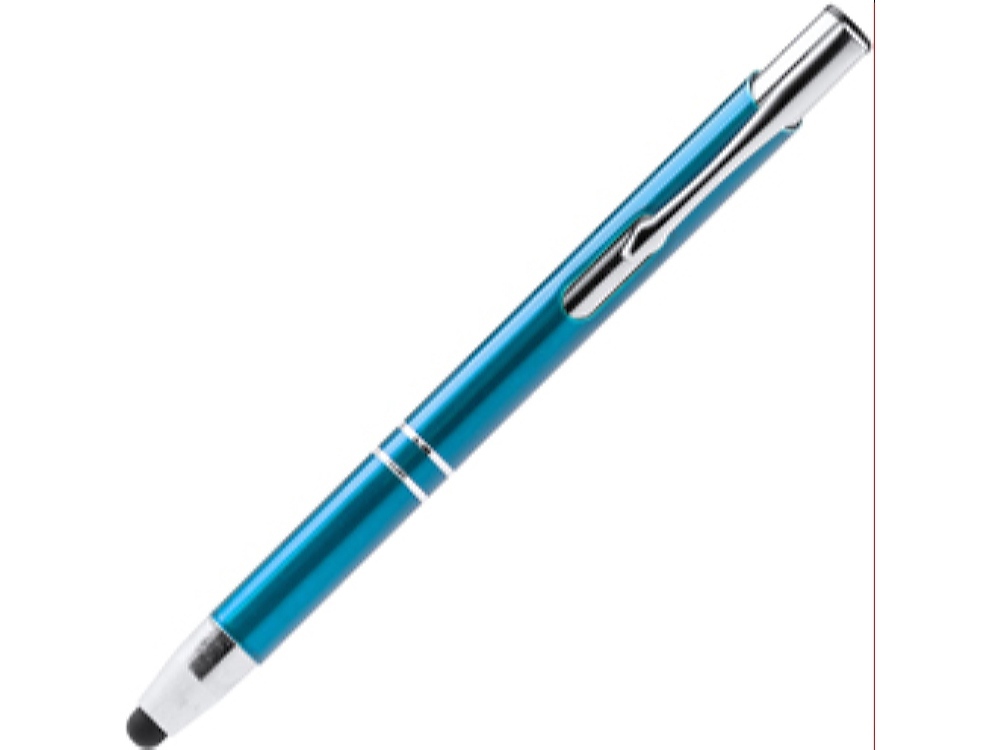 BL8090TA242&nbsp;89&nbsp;Ручка-стилус металлическая шариковая KRUGER, голубой&nbsp;226227