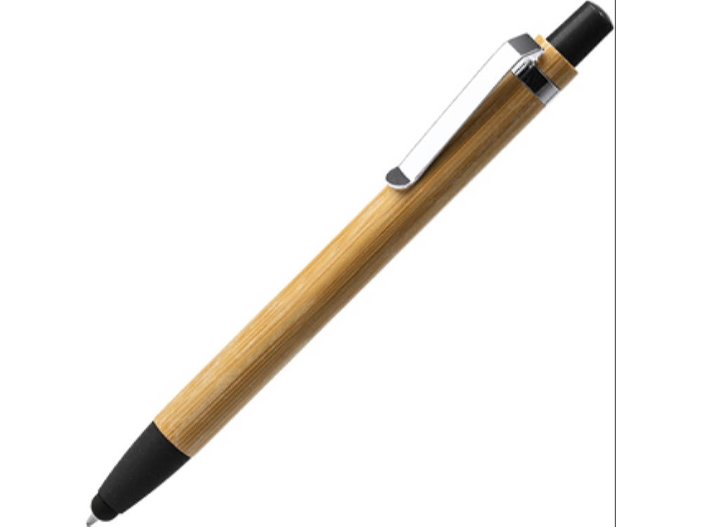 BL8084TA02&nbsp;77&nbsp;Ручка-стилус шариковая NAGOYA с бамбуковым корпусом, натуральный/черный&nbsp;226051