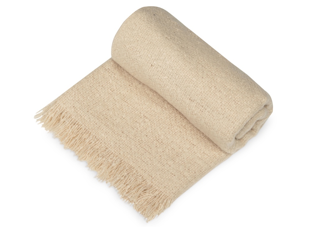 837329&nbsp;2214&nbsp;Плед акриловый Mohair, бежевый&nbsp;227169