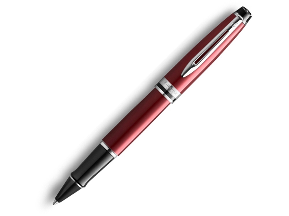 2093652&nbsp;17235&nbsp;Ручка-роллер Waterman Expert Dark Red Lacquer CT Black, стержень: Fblk&nbsp;227275