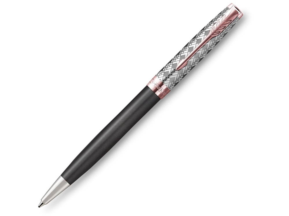 2119791&nbsp;44176&nbsp;Шариковая ручка Parker Sonnet Premium Metal & Grey Lacquer PGT, стержень: M, цвет чернил: black , в подарочной упаковке&nbsp;228019