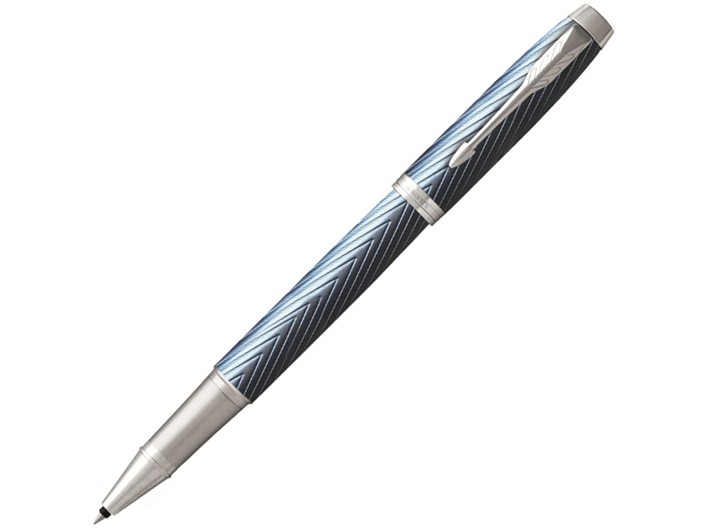 2143648&nbsp;15057&nbsp;Ручка роллер Parker IM Premium T318  Blue Grey CT, стержень: F, цвет чернил: black, в подарочной упаковке.&nbsp;228421