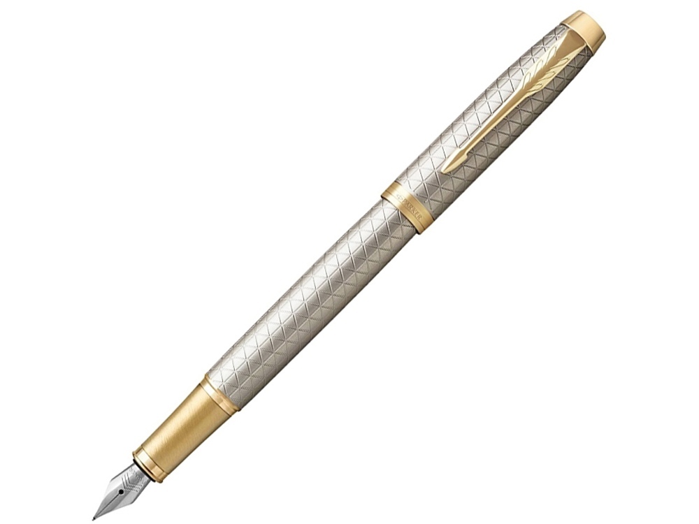 1931684&nbsp;18923.08&nbsp;Перьевая ручка Parker IM Premium Warm Silver (grey)  GT, перо: F, цвет чернил: blue, в подарочной упаковке.&nbsp;228420