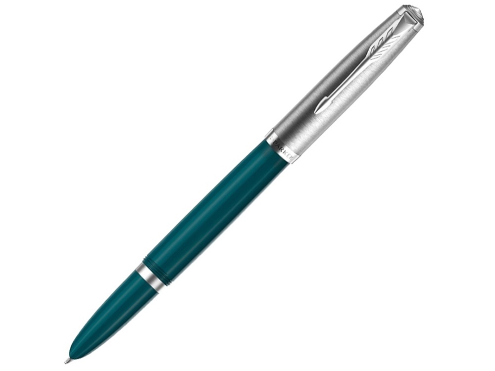 2123506&nbsp;23000&nbsp;Перьевая ручка Parker 51 CORE TEAL BLUE CT, перо: F, цвет чернил: black, в подарочной упаковке.&nbsp;228470