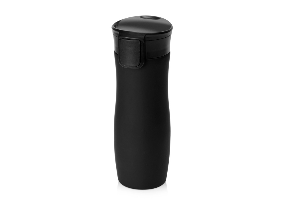 810007p&nbsp;1133.09&nbsp;Вакуумная термокружка с кнопкой Streamline, Waterline, soft-touch, черный&nbsp;228391
