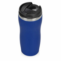 827002clr&nbsp;750&nbsp;Термокружка "Double wall mug C1", soft touch, 350 мл, синий&nbsp;233752