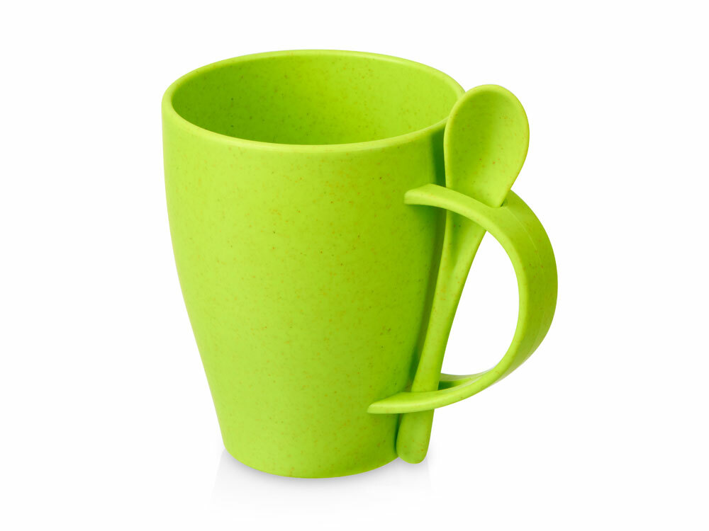 897313&nbsp;231.36&nbsp;Пшеничная кружка Nina с ложкой, 300ml зеленое яблоко 375C&nbsp;234177