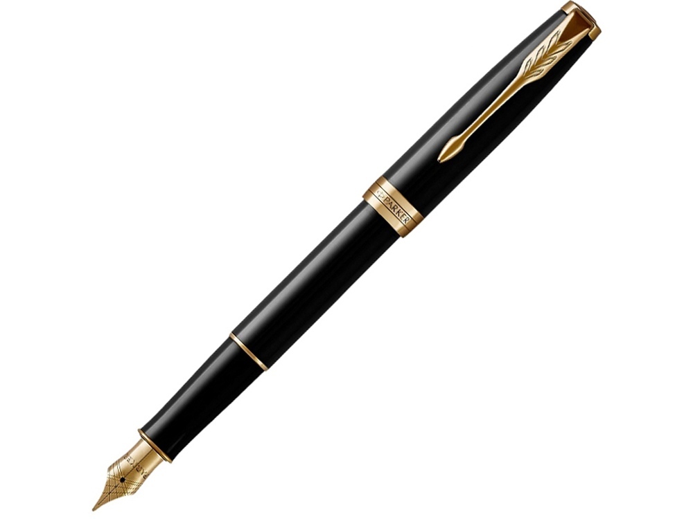 1931494&nbsp;39625&nbsp;Перьевая ручка Parker Sonnet Black Lacquer GT, перо: F или М , цвет чернил: black, в подарочной упаковке&nbsp;227958