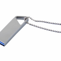 2238.16.00 789.71 USB 3.0-флешка на 16 Гб с мини чипом, компактный дизайн, отверстие треугольной формы для цепочки 202902