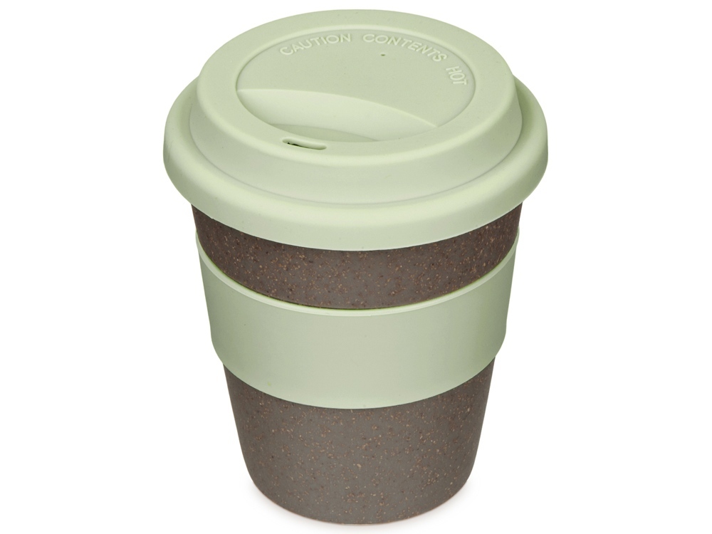 873402&nbsp;392.2&nbsp;Стакан с силиконовой крышкой "Cafe", olive&nbsp;238089
