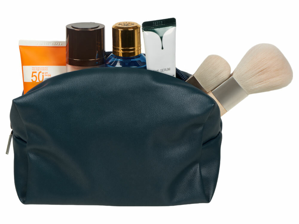 830122&nbsp;586.94&nbsp;Косметичка из эко-кожи "Enio", темно-синий&nbsp;239198