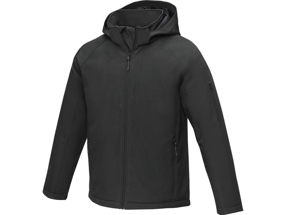 38338903XL&nbsp;12851&nbsp;Notus мужская утепленная куртка из софтшелла - сплошной черный&nbsp;234919