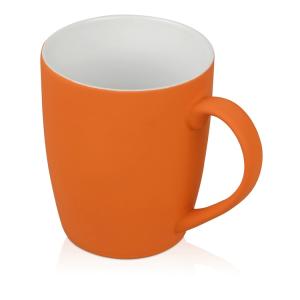 871608&nbsp;244.3&nbsp;Кружка с покрытием soft-touch C1, оранжевый&nbsp;230055