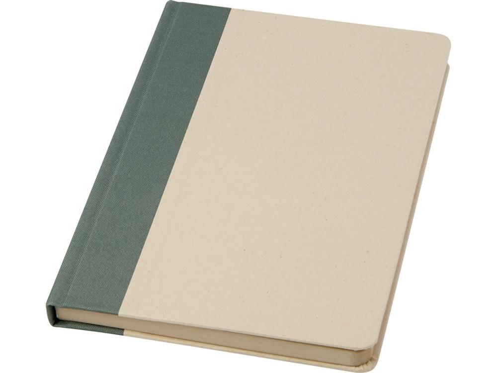 10792362&nbsp;645&nbsp;Liliana блокнот формата А5 в твердой обложке из пластика из сахарного тростника - Зеленый яркий&nbsp;244207