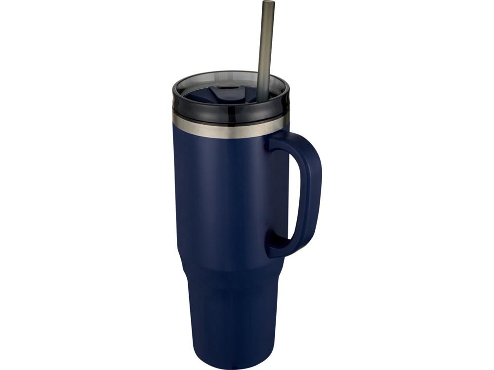 10080155&nbsp;2324&nbsp;Melbourne кружка 1200 мл, сертифицированная согласно RCS, с соломинкой - Темно - синий&nbsp;244126
