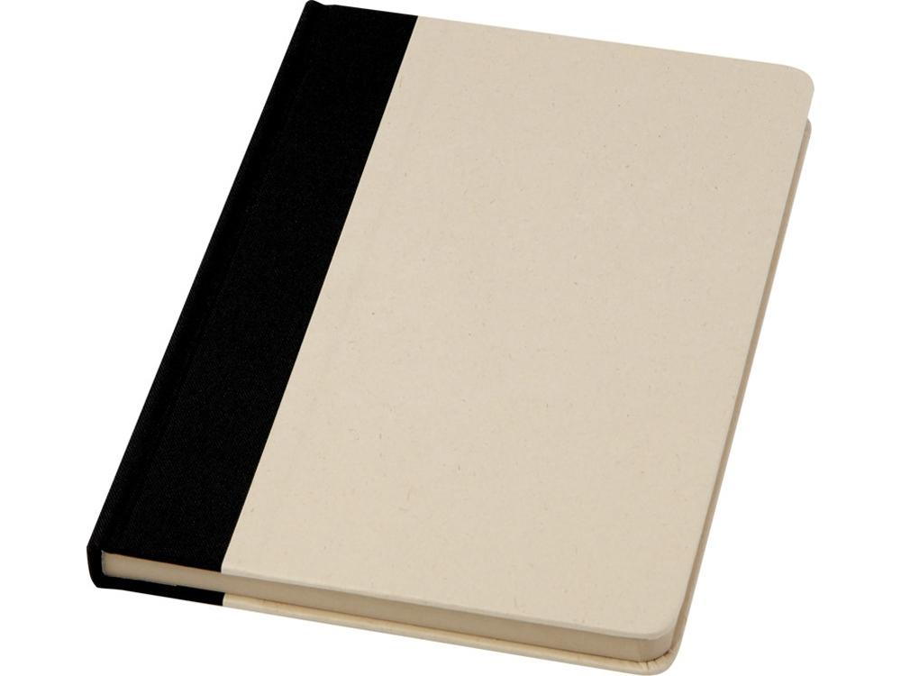 10792390&nbsp;645&nbsp;Liliana блокнот формата А5 в твердой обложке из пластика из сахарного тростника - сплошной черный&nbsp;244208