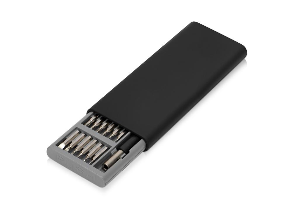 473407p&nbsp;682.17&nbsp;Отвертка с набором из 24 насадок "Bits", черный&nbsp;227850