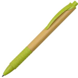 11572.03&nbsp;58&nbsp;Ручка из бамбука и переработанной пшеницы шариковая "Nara", бамбук/зеленый&nbsp;164150