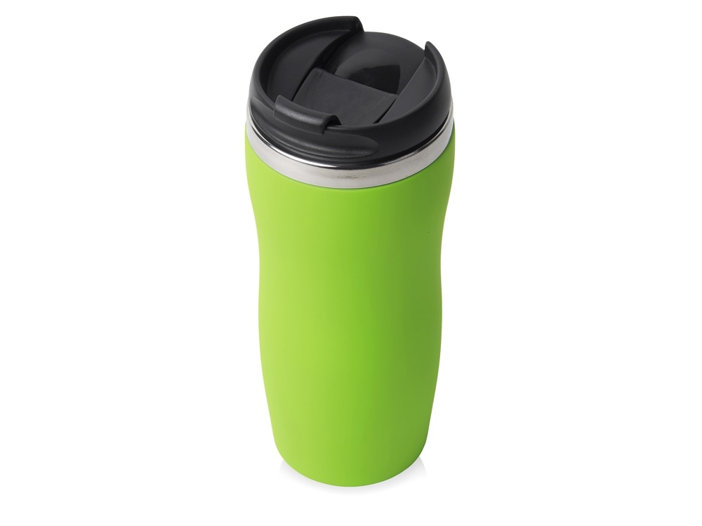 827003clr&nbsp;750&nbsp;Термокружка "Double wall mug C1", soft touch, 350 мл, зеленое яблоко&nbsp;268204