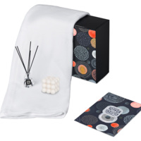 210128.06&nbsp;1893.92&nbsp;Подарочный набор с пледом, свечой и диффузором, белый&nbsp;278915