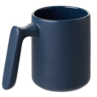 787507&nbsp;438&nbsp;Кружка матовая с прямой ручкой "Axio", 360 мл, темно-синий&nbsp;279104