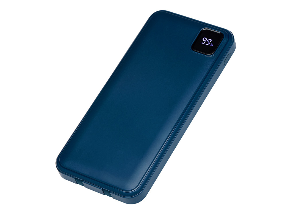 590170.72&nbsp;1495.15&nbsp;Внешний аккумулятор со встроенными кабелями «Фрэйм», 10000мач, темно-синий&nbsp;279619