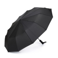 73644&nbsp;1470&nbsp;Зонт складной мужской TORBER, автомат, 3 сложения, черный, каркас сталь/файбергласс, эпонж, пластиковая ручка, диаметр 103 см&nbsp;281785