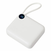 872916&nbsp;2476.86&nbsp;Внешний аккумулятор со встроенным кабелем «Liri», QC/PD, 10000 мАч, теплый белый&nbsp;276049