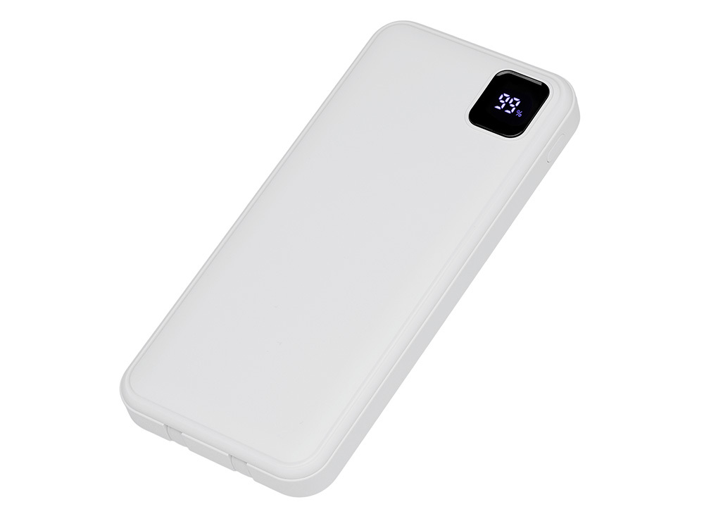 590170.06&nbsp;1495.15&nbsp;Внешний аккумулятор со встроенными кабелями «Фрэйм», 10000мач, белый&nbsp;279620