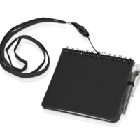 789407&nbsp;216&nbsp;Блокнот А6 "Журналист" с ручкой, черный&nbsp;205478