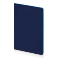 7-40-1383.10&nbsp;177.39&nbsp;Бизнес-тетрадь А5 "Pragmatic Contrast", 40 листов в клетку, темно-синий с бирюзовым срезом&nbsp;275850