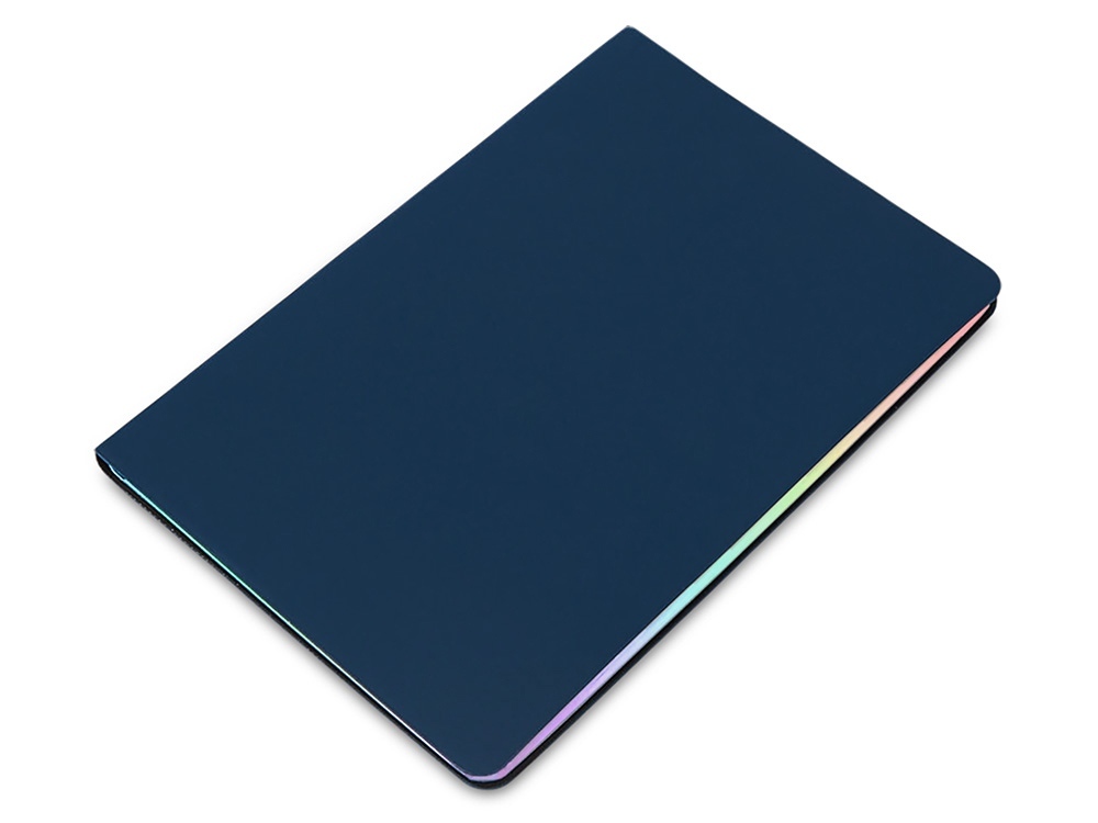 244990&nbsp;615.38&nbsp;Блокнот А5 в гибкой обложке "Fellini" с голографическим срезом, темно-синий&nbsp;275584