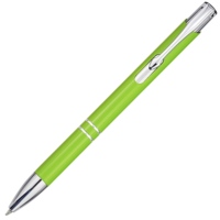 10782263&nbsp;130&nbsp;Шариковая ручка Moneta из переработанного алюминия (черные чернила) - Лайм&nbsp;282289