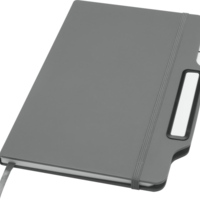 10796982&nbsp;618&nbsp;Nexus блокнот формата А5 в твердой обложке с ручкой и карандашом - Серый&nbsp;273816