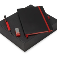 700322.01&nbsp;2206.54&nbsp;Подарочный набор Q-edge с флешкой, ручкой-подставкой и блокнотом А5, красный&nbsp;81531