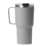 TZ1589S147&nbsp;1030.92&nbsp;Термокружка «Кенчер» с двойными стенками из нержавеющей стали 304 и полипропилена, серый&nbsp;279705