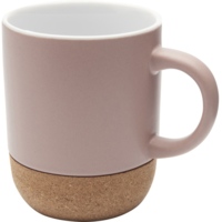 10084740&nbsp;742&nbsp;Billie керамическая кружка объемом 300 мл с пробковыми деталями и матовой отделкой, пыльно-розовый&nbsp;273729