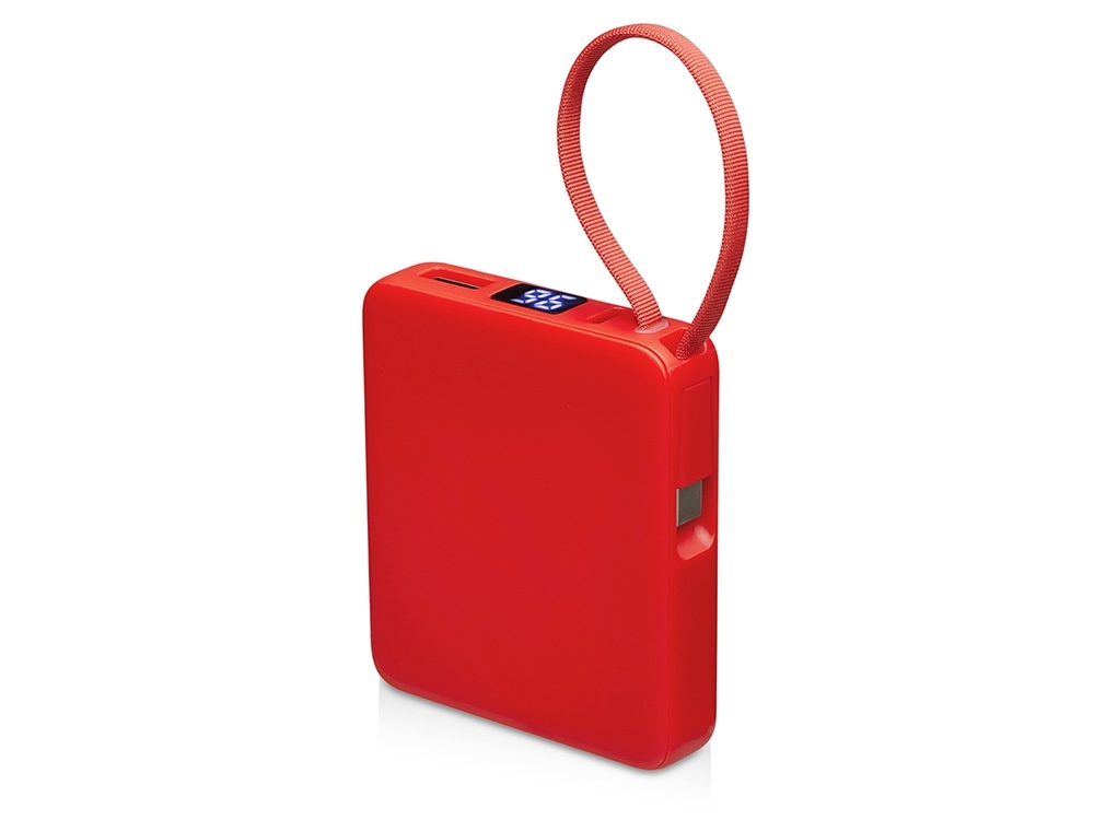 590160.01&nbsp;1369.94&nbsp;Внешний аккумулятор со встроенным кабелем USB-C «Дэнси», 5000 мАч, красный&nbsp;279613