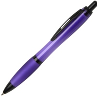 10629637&nbsp;40&nbsp;Nash шариковая ручка из переработанного пластика с черной отделкой (черные чернила) - Фиолетовый&nbsp;282318