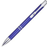 10782253&nbsp;130&nbsp;Шариковая ручка Moneta из переработанного алюминия (черные чернила) - Королевский синий&nbsp;282288