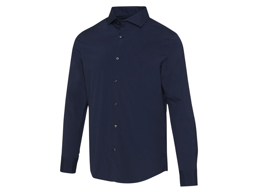 39502553XL&nbsp;7205.76&nbsp;Carnelian мужская рубашка из поплина - Navy Blue&nbsp;278123