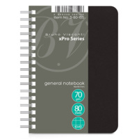 3-80-155.02&nbsp;214.4&nbsp;Бизнес - блокнот А6 (99 х 139 мм.) "xPro" 80 л., черный&nbsp;279432