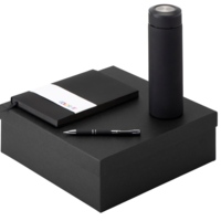 350097.10&nbsp;2944.87&nbsp;Подарочный набор с блокнотом С1, металлической ручкой и термосом, черный&nbsp;274910