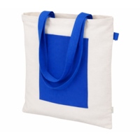 842252&nbsp;536.67&nbsp;Сумка для покупокTopiс из переработанных материалов с наружным цветным карманом, синий&nbsp;278630